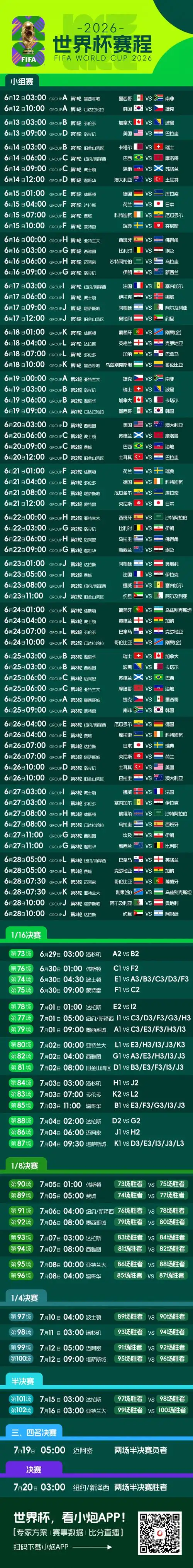 2026美加墨世界杯倒计时！中国健儿多线出击，乒乓羽球田径冰壶全看点